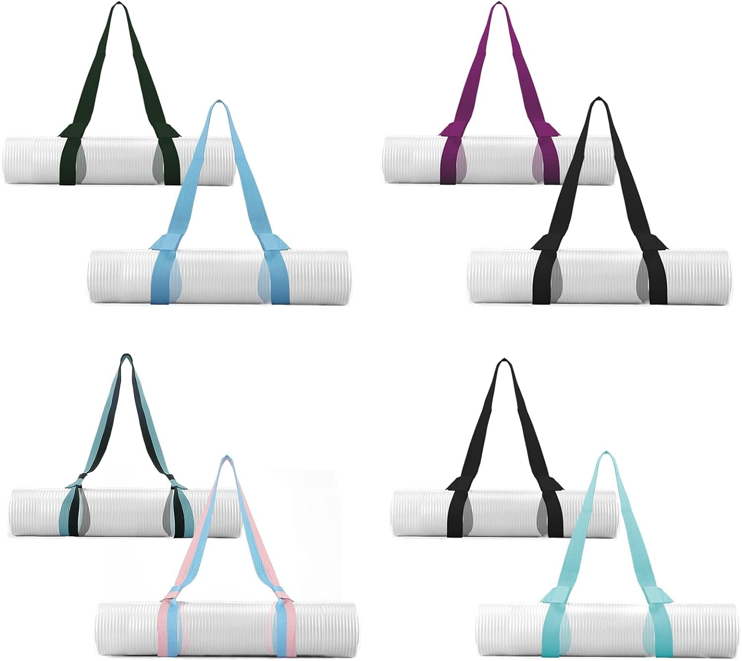 2 Packs Yoga Mat Strap for Carrying,Yoga Mat Carrier