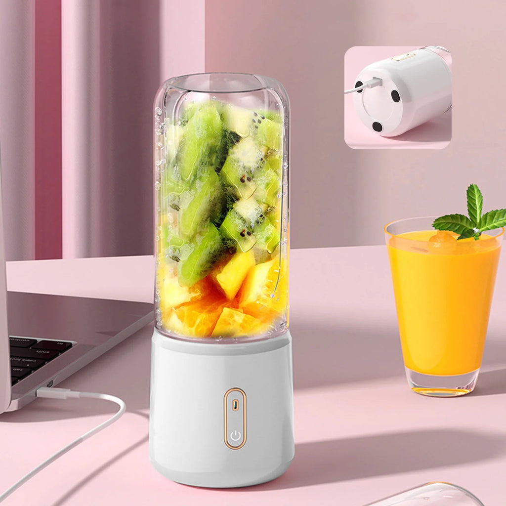 Home Essentials Kitchen Small Appliances Portable Blenders , Blenders for Shakes And, Fruit Juicer USB Rechargeable with 6 Blades, Handheld Blenders for Sports Travel and Outdoors Clearance