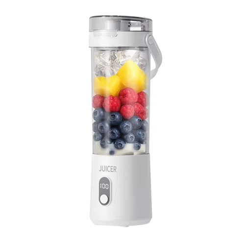 600ML Capacity Portable Blender Fresh Fruit Blender Household Fruit Cup Electric Juicer USB Rechargeable Personal Juice