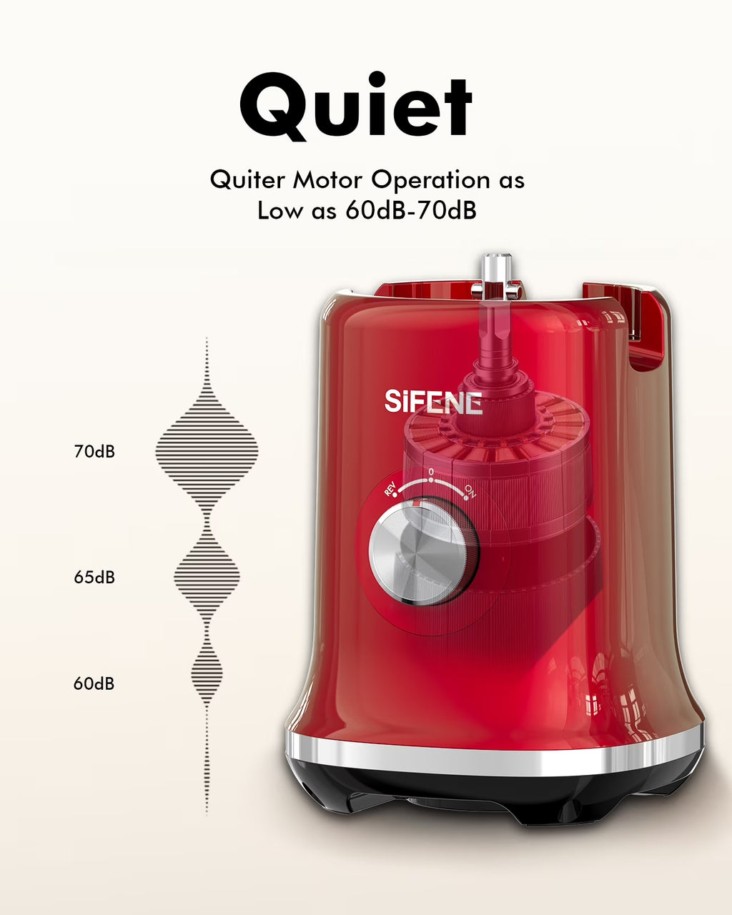 Slow Masticating Juicer Machine, Cold Press Whole Fruit Juicer with 4.3-Inch Wide Feed Chute, Easy to Clean, High Juice Yield, Fruit & Vegetable Juicer, Home Kitchen, Red