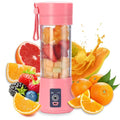 Portable Blenders Individual Juicer for Shakes Fruit Juicer USB Rechargeable with 6 Blades Handheld Blenders for Sports Travel and Outdoors