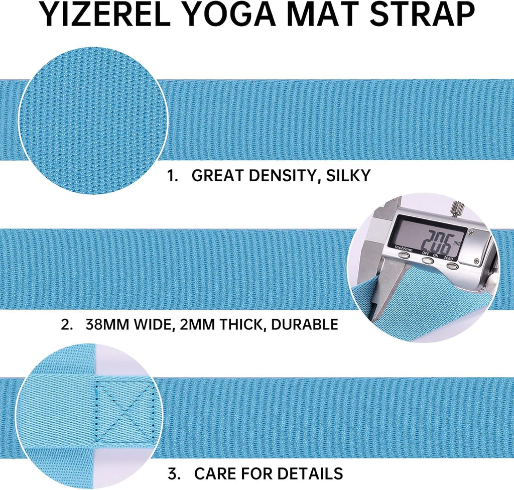 2 Packs Yoga Mat Strap for Carrying,Yoga Mat Carrier