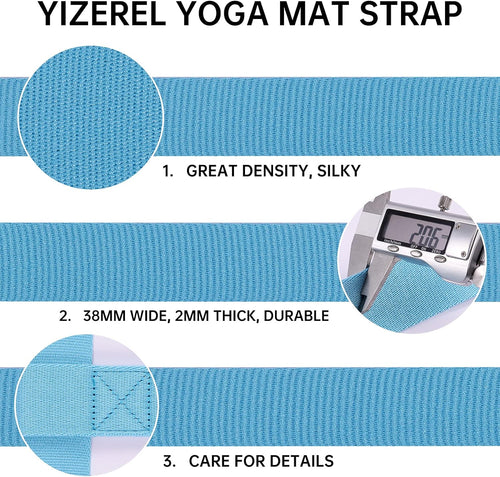 2 Packs Yoga Mat Strap for Carrying,Yoga Mat Carrier