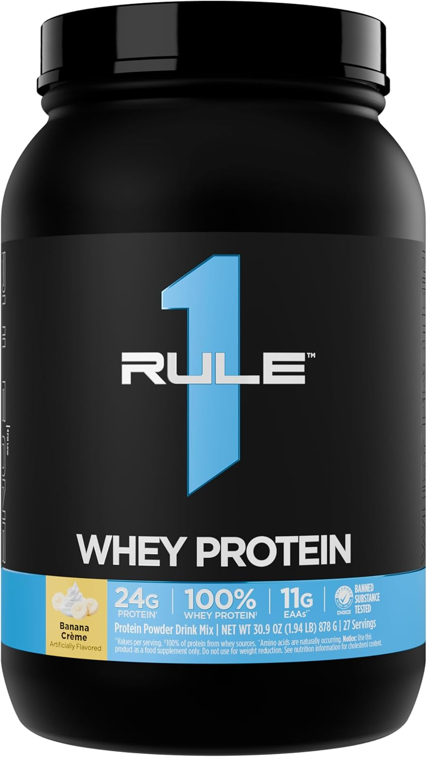 Whey Protein Powder, Banana Crème, 27 Servings